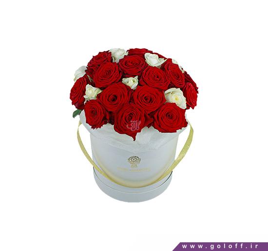 فروش گل اینترنتی - جعبه گل رز آنجلنا - Anjela | گل آف
